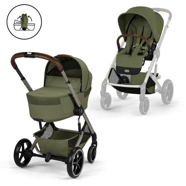 CYBEX BALIOS S LUX TRIO COM ALCOFA DOBRÁVEL, CLOUD G3 PLUS E BASE G3