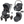PACK MAXI-COSI FAME TRIO com carrinho Fame, alcofa ajustável e respirável, cadeira auto Pebble 360 Pro 2 homologada i-Size e adaptadores incluídos. Sistema de viagem premium desde o nascimento. Twillic Graphite
