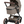 PACK MAXI-COSI FAME TRIO com carrinho Fame, alcofa ajustável e respirável, cadeira auto Pebble 360 Pro 2 homologada i-Size e adaptadores incluídos. Sistema de viagem premium desde o nascimento. Twillic Truffle