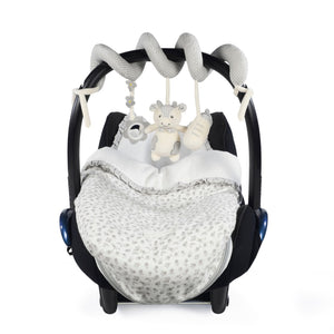 Espiral de atividades bebé Pasito a Pasito Little Bloom Grey para carrinho