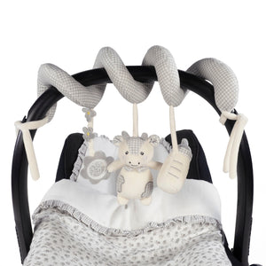 Espiral de atividades bebé Pasito a Pasito Little Bloom Grey para carrinho