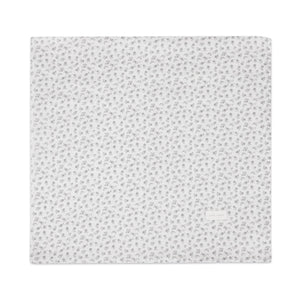 Musselina bebé Pasito a Pasito Little Bloom Flowers Grey 120x120 multifunções