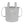 Mala de carrinho Bucket Pasito a Pasito Vichy Grey Flowers Grey compacta e prática