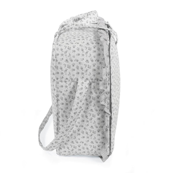 Mala grande de hospital Pasito a Pasito Little Bloom Flowers Grey grande e resistente
