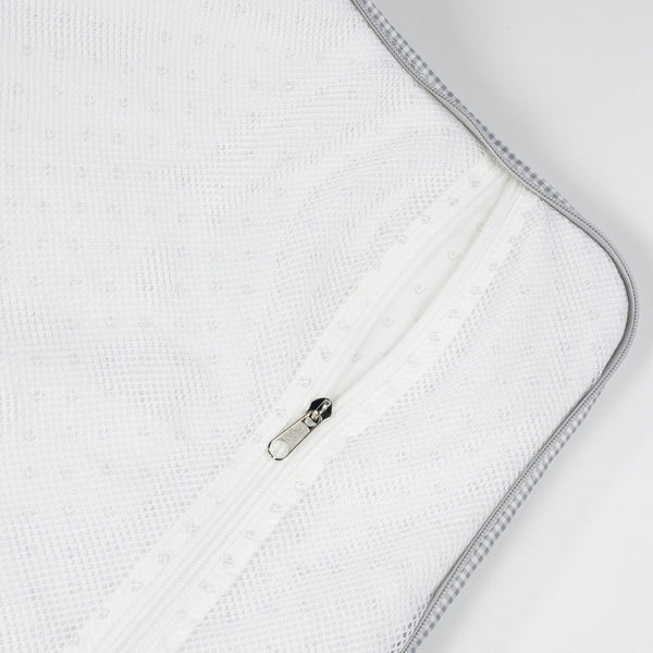 Mala grande de hospital Pasito a Pasito Little Bloom Vichy Grey grande e resistente