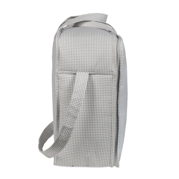 Mala grande de hospital Pasito a Pasito Little Bloom Vichy Grey grande e resistente