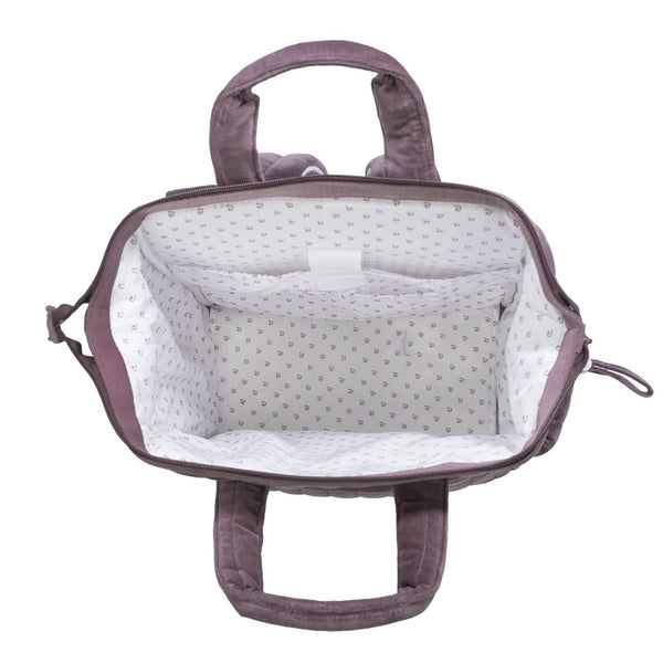 Mochila de maternidade pasito a pasito cherry velvet