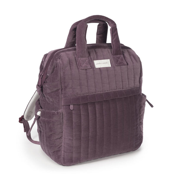 Mochila de maternidade pasito a pasito cherry velvet