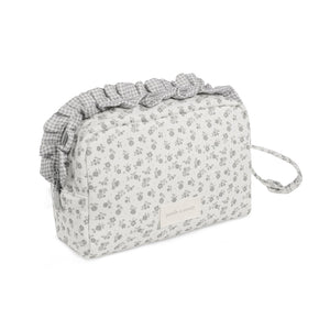 Necessaire bebé Pasito a Pasito Little Bloom Flowers Grey para higiene do bebé