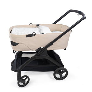 Ninho footmuff ovo Pasito a Pasito Little Bloom Flowers Grey confortável