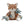 Peluche de Atividades para bebé em materiais suaves e macios, com diferentes elementos para explorar durante os momentos de brincadeira e descoberta. Forest Friends