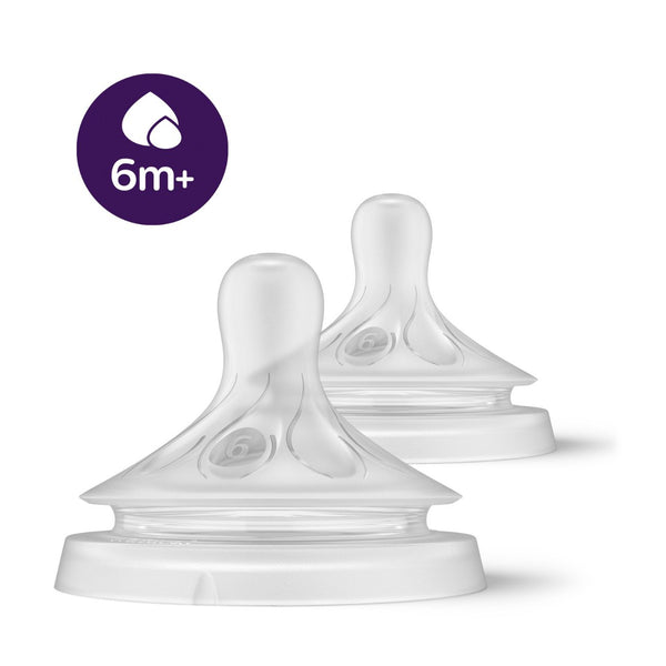 2 tetinas natural response da phillips avent para liquidos espessos