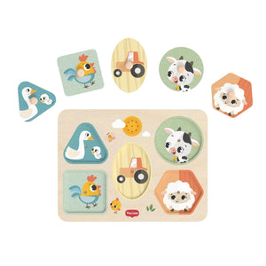 Puzzle sonoro tiny love farmers peças