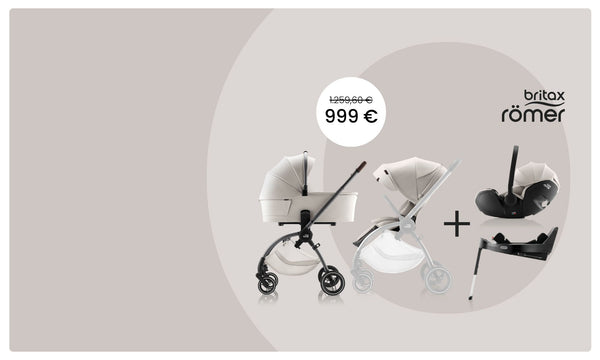 promoção da britax romer no carrinho rio lux trio e base