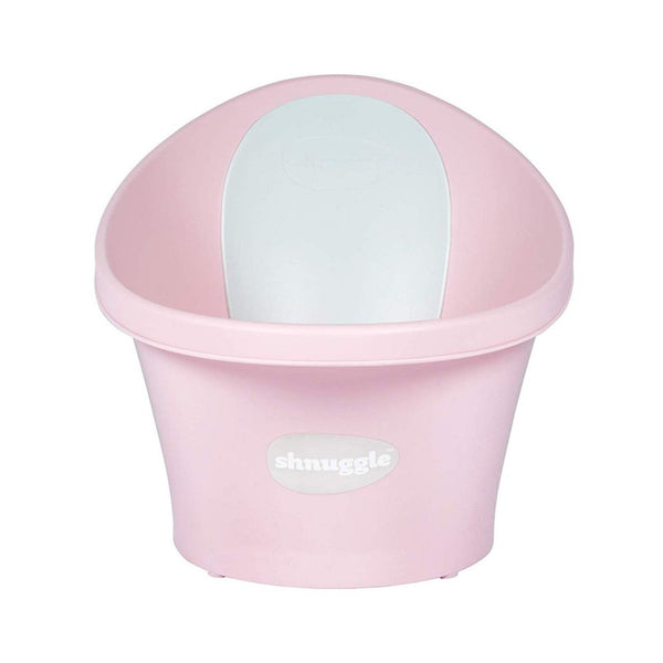 Conjunto SHNUGGLE Banheira + Suporte para bebé com design ergonómico, apoio lombar integrado, suporte dobrável à altura da cintura, base antiderrapante e utilização desde o nascimento até aos 12 meses. Pink