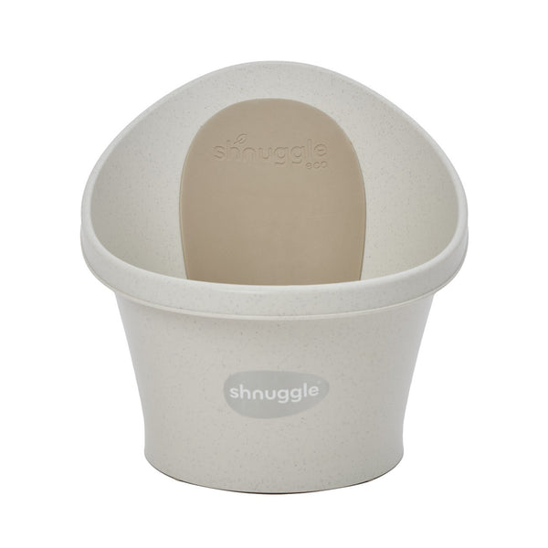 SHNUGGLE Banheira ergonómica para bebé, com apoio lombar integrado, base antiderrapante, consumo reduzido de água, design compacto e utilização desde o nascimento até aos 12 meses. Eco