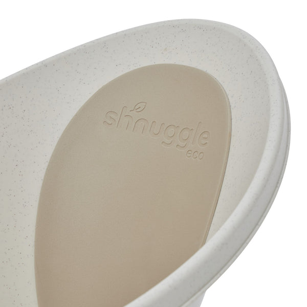 SHNUGGLE Banheira ergonómica para bebé, com apoio lombar integrado, base antiderrapante, consumo reduzido de água, design compacto e utilização desde o nascimento até aos 12 meses. Eco
