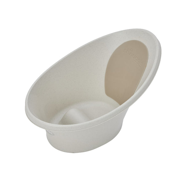 SHNUGGLE Banheira ergonómica para bebé, com apoio lombar integrado, base antiderrapante, consumo reduzido de água, design compacto e utilização desde o nascimento até aos 12 meses. Eco
