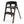 Cadeira alta Stokke Steps evolutiva ajustável para bebé e criança até 10 anos na cor black warm brown