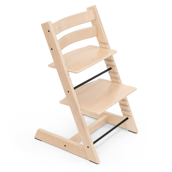 Cadeira Tripp Trapp® com Baby Set² e Tabuleiro Stokke®, cadeira evolutiva em madeira com assento ajustável, ideal para acompanhar o crescimento da criança. Beech natural