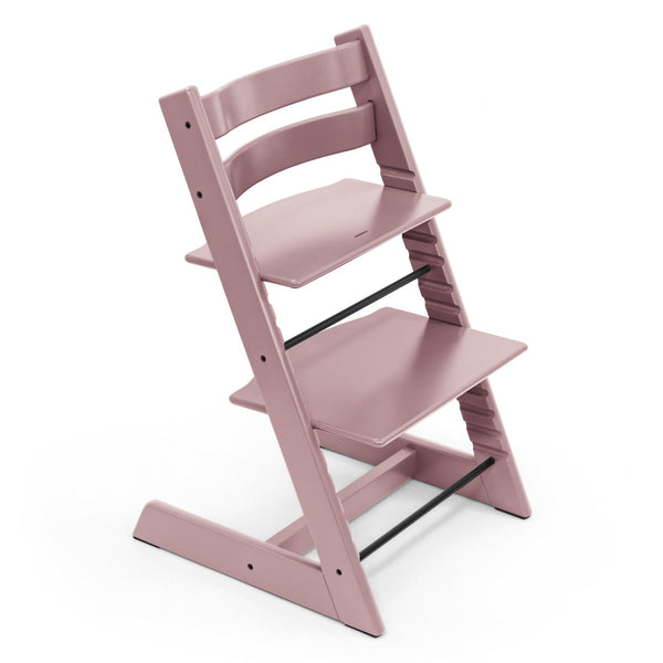 Cadeira Tripp Trapp® com Baby Set² e Tabuleiro Stokke®, cadeira evolutiva em madeira com assento ajustável, ideal para acompanhar o crescimento da criança. Heather mauve