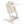 Cadeira Tripp Trapp® com Baby Set² e Tabuleiro Stokke®, cadeira evolutiva em madeira com assento ajustável, ideal para acompanhar o crescimento da criança. Vanilla white
