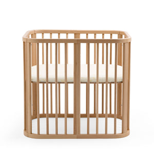 Berço Stokke® Nighti™ Mini em madeira de faia para recém-nascido cor natural