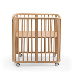 Berço Stokke® Nighti™ Mini em madeira de faia para recém-nascido cor natural