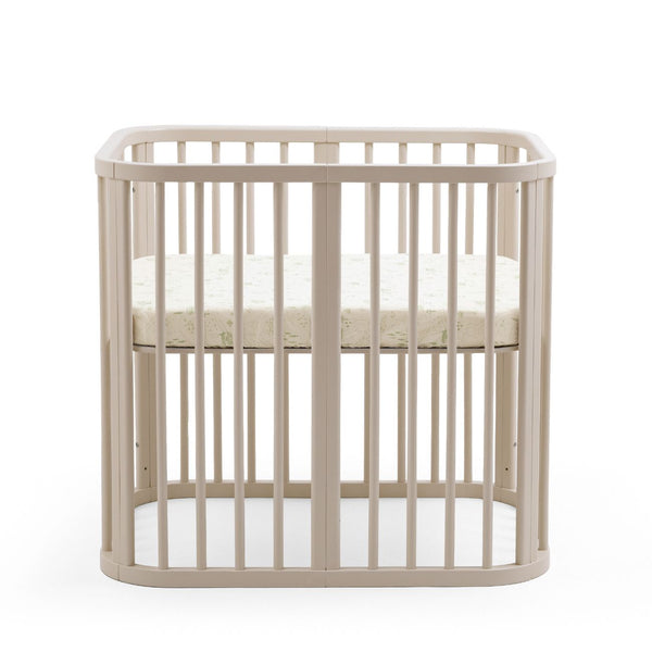 Berço Stokke® Nighti™ Mini em madeira de faia para recém-nascido cor vanilla white