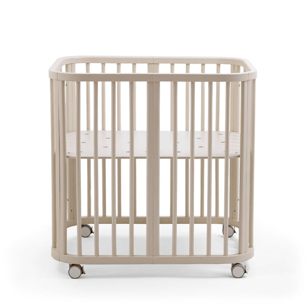 Berço Stokke® Nighti™ Mini em madeira de faia para recém-nascido cor vanilla white
