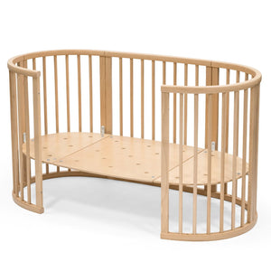 Berço evolutivo Stokke® Sleepi™ Bed oval em madeira de faia para bebé e criança cor natural