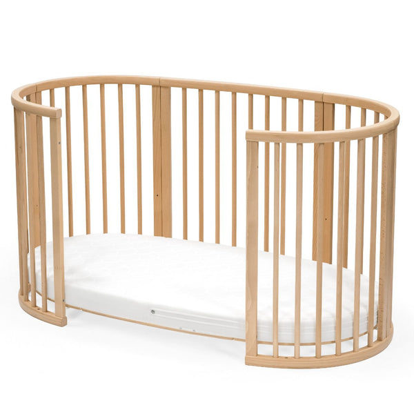 Berço evolutivo Stokke® Sleepi™ Bed oval em madeira de faia para bebé e criança cor natural