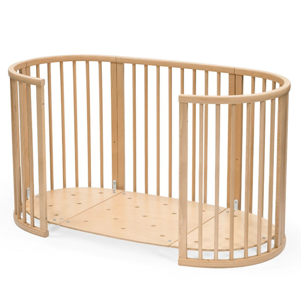 Berço evolutivo Stokke® Sleepi™ Bed oval em madeira de faia para bebé e criança cor natural
