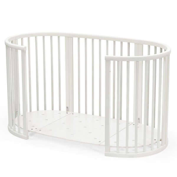 Berço evolutivo Stokke® Sleepi™ Bed oval em madeira de faia para bebé e criança cor white