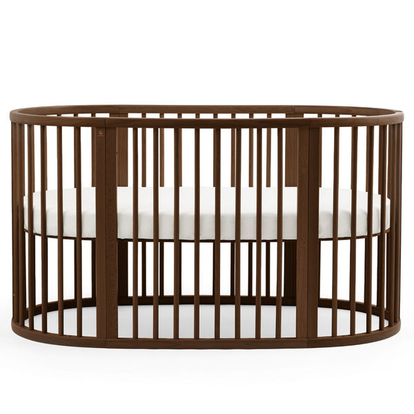 Berço evolutivo Stokke® Sleepi™ Bed oval em madeira de faia para bebé e criança cor brown