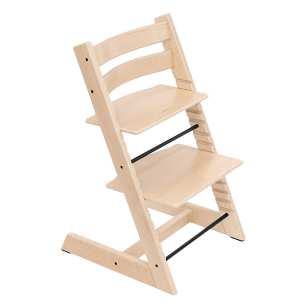 Cadeira evolutiva Stokke Tripp Trapp com Baby Set² para bebé e criança na cor beech natural