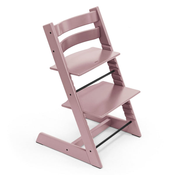 Cadeira evolutiva Stokke Tripp Trapp com Baby Set² para bebé e criança na cor heather mauve