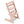 Cadeira evolutiva Stokke Tripp Trapp com Baby Set² para bebé e criança na cor serene pink