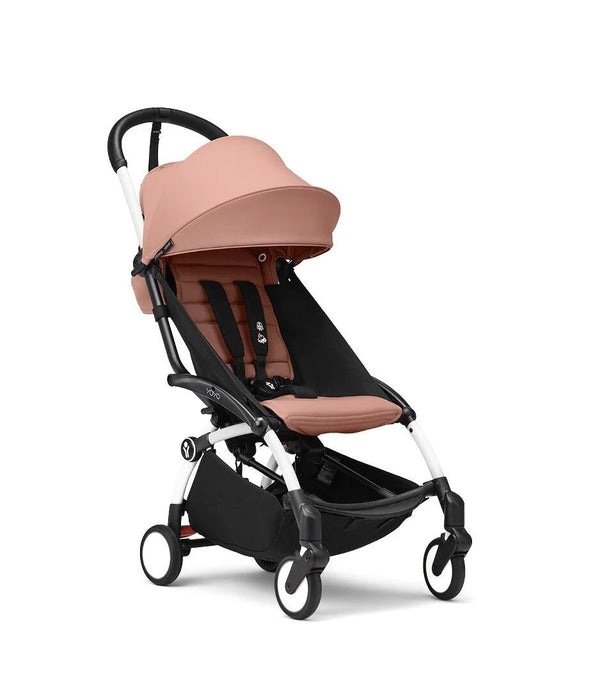 STOKKE YOYO³, carrinho de bebé ultracompacto de 6,2 kg, compatível com cabine de avião, com suspensão nas quatro rodas, tecido Mesh respirável, capota UPF 50+, arnês de 5 pontos e compatibilidade com cadeiras auto BeSafe desde os 6 meses até aos 22 kg.