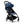 Carrinho Stokke YOYO³ compacto e ultraleve ideal para viagens e cabine de avião estrutura preta cor air france blue