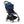 Carrinho Stokke YOYO³ compacto e ultraleve ideal para viagens e cabine de avião estrutura preta cor air france blue