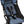 Carrinho Stokke YOYO³ compacto e ultraleve ideal para viagens e cabine de avião estrutura preta cor air france blue