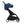 Carrinho Stokke YOYO³ compacto e ultraleve ideal para viagens e cabine de avião estrutura preta cor air france blue