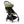 Carrinho Stokke YOYO³ compacto e ultraleve ideal para viagens e cabine de avião estrutura preta cor olive