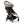 Carrinho Stokke YOYO³ compacto e ultraleve ideal para viagens e cabine de avião estrutura preta cor taupe