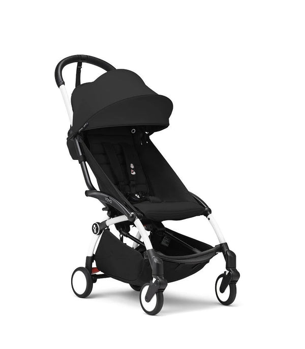 STOKKE YOYO³, carrinho de bebé ultracompacto de 6,2 kg, compatível com cabine de avião, com suspensão nas quatro rodas, tecido Mesh respirável, capota UPF 50+, arnês de 5 pontos e compatibilidade com cadeiras auto BeSafe desde os 6 meses até aos 22 kg.