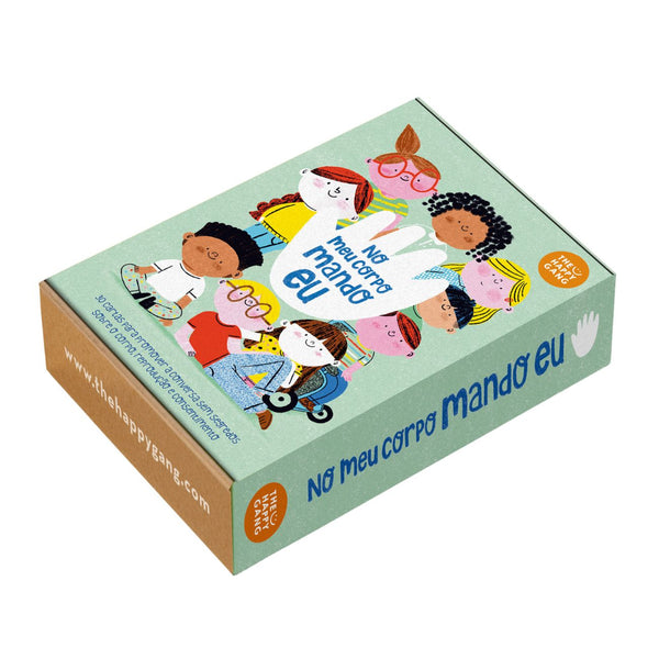 Jogo e livro do The happy Gang - No meu corpo mando eu