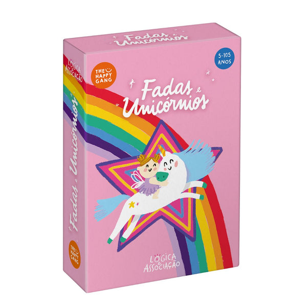 Jogo de lógica e associação Fadas e Unicórnios The Happy Gang