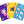 Jogo de lógica e associação Fadas e Unicórnios The Happy Gang