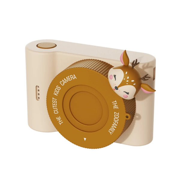 Máquina fotográfica infantil Urban Zoo com ecrã táctil, selfies e capa protetora em silicone para crianças modelo deer